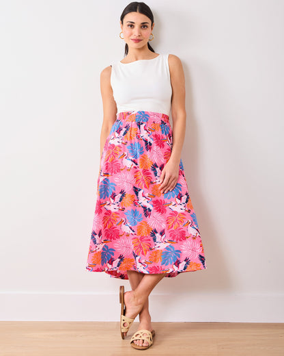 Pelican Palms - Sofia Skirt - Marina Pink