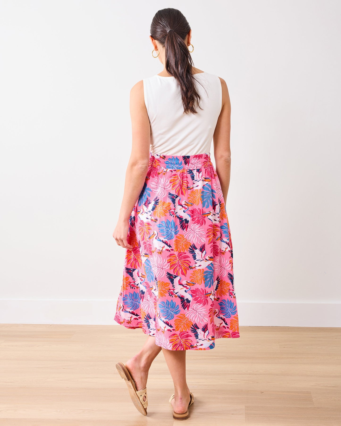 Pelican Palms - Sofia Skirt - Marina Pink