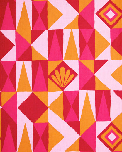 Underwater Mosaic - Serenity Dress - Pink Crush