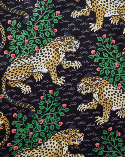 Bagheera - Eco Satin Robe - Ink