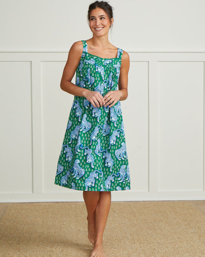 Tiger Queen - Back to Bed Nightgown - Jade