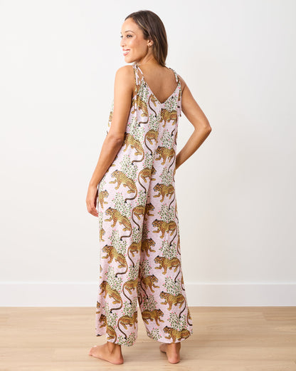 Bagheera - Eco Satin Jaipur Jumpsuit - Blush