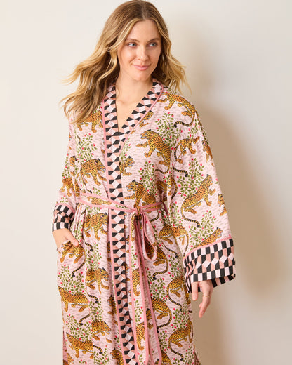 Bagheera - Eco Satin Robe - Blush