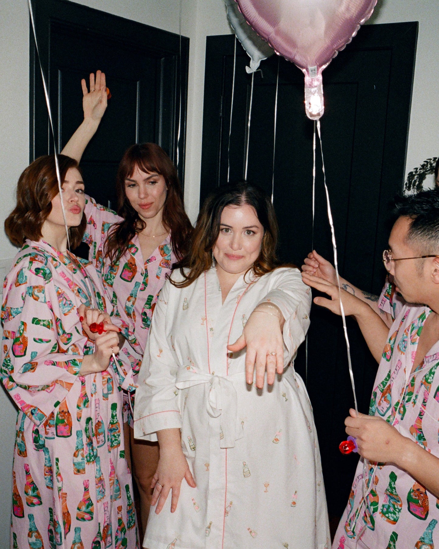 Bubbly Brunch - Getting Ready Robe - Cloud