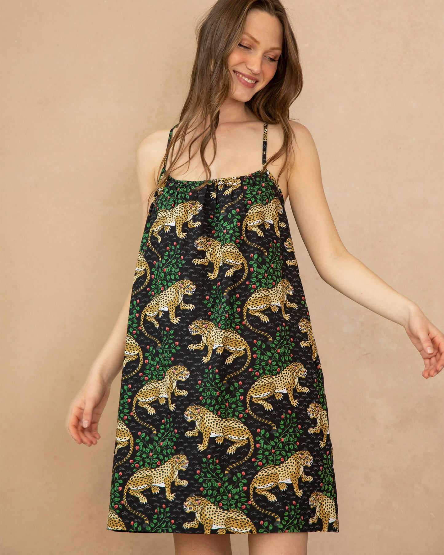 Bagheera - Cami Nightgown - Ink