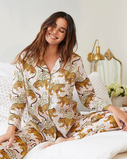 Bagheera - Petite Long PJ Set - Blush