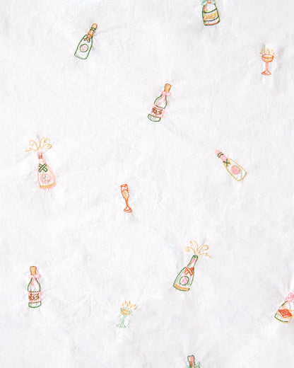 Bubbly Brunch - Getting Ready Robe - Cloud