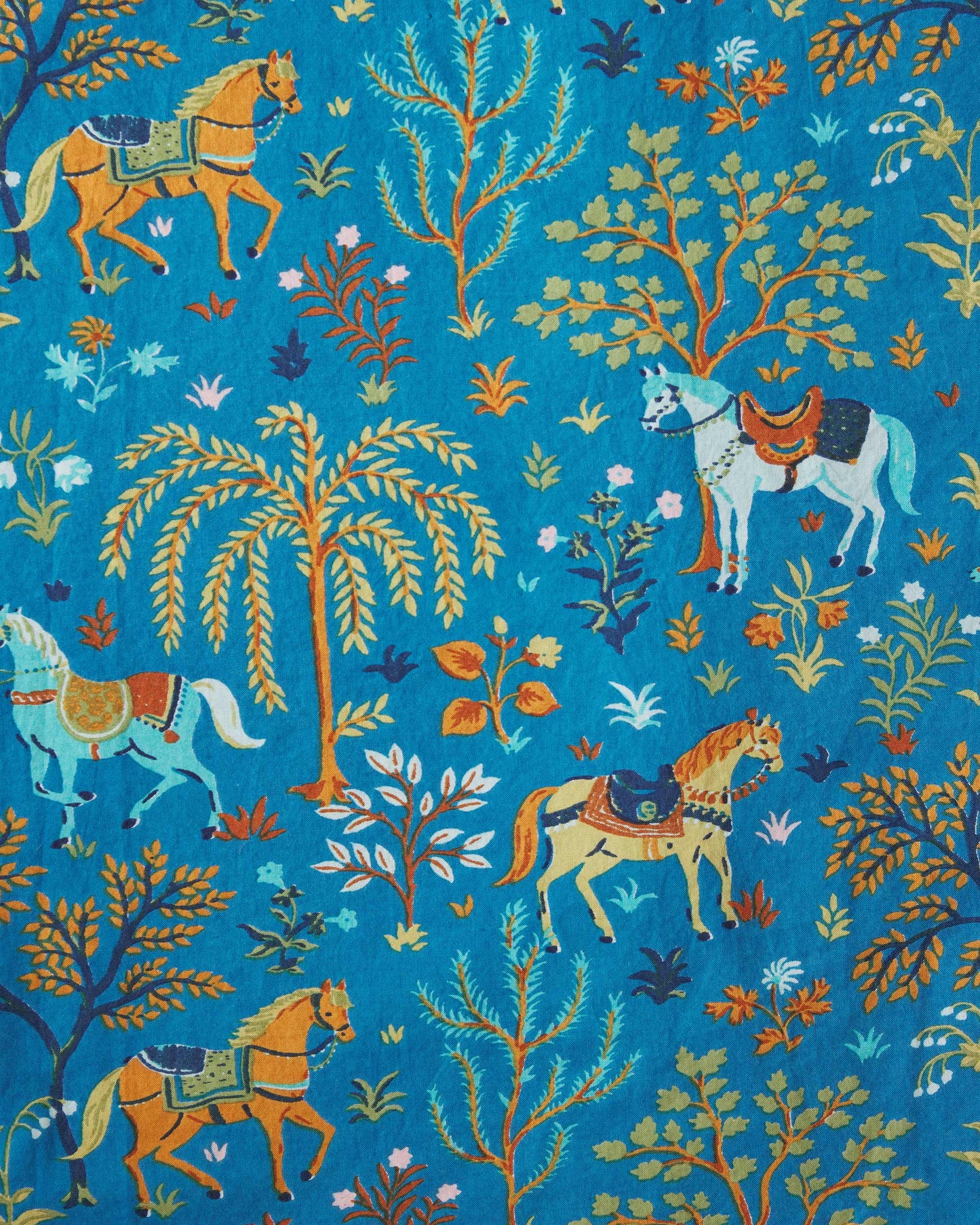 Show Pony - Petite Long PJ Set - Steel Blue